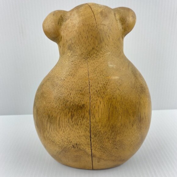 Wooden Dog Folk Art Boxer Figure - Picture 5 of 8